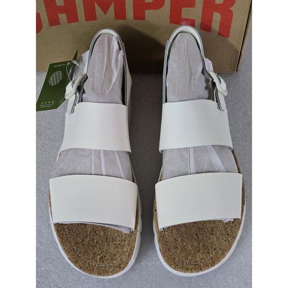 CAMPER Women's NEW Oruga Slingback Strap Sandals Open Toe Leather Summer Shoes 9 - Picture 4 of 5